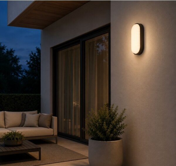 Rabalux 77221 - LED Vonkajšie nástenné svietidlo HORT2 LED/14W/230V IP54 čierna