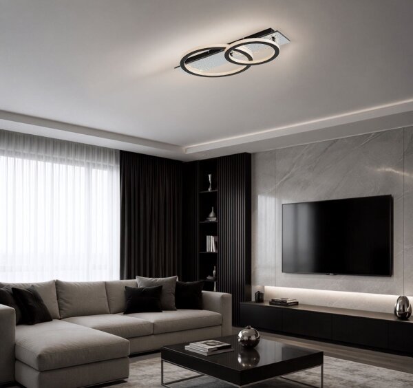Rabalux 71497 - LED stmievateľné stropné svietidlo LUNAVA 24W/230V 3000-6500K + diaľkové ovládanie