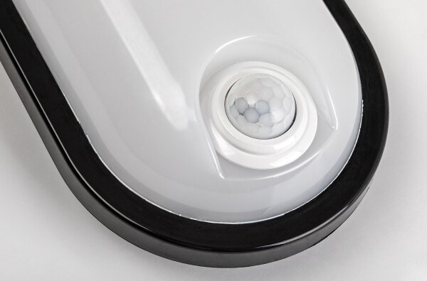 Rabalux 77231 - LED vonkajšie stropné svietidlo so snímačom HORT2 15W/230V IP65 čierne