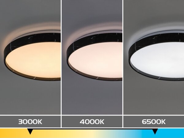 Rabalux 71517-LED Stmievateľné stropné svietidlo TERESIA 24W/230V 3000-6500K pr. 38 cm čierna+DO