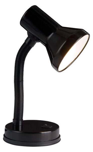 Brilliant - Flexibilná stolná lampa JUNIOR 1xE27/28W/230V čierna