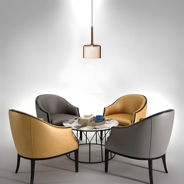 Toolight Toolight, stropné svietidlo 1xG4, APP1698-1CP AMBER A, OSW-04306