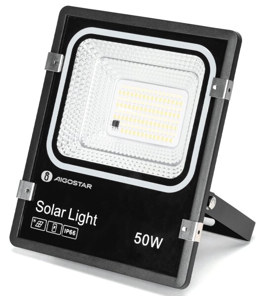 Aigostar -LED Solárny reflektor LED/50W/3,2V 1200mAh 3000K/4000K/6500K IP66 + DO