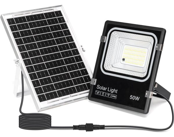 Aigostar -LED Solárny reflektor LED/50W/3,2V 1200mAh 3000K/4000K/6500K IP66 + DO