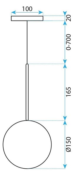 Toolight Toolight, sklenené guľové závesné stropné svietidlo 15cm, 1xG4, APP1682-1CP, chrómová, OSW-04302