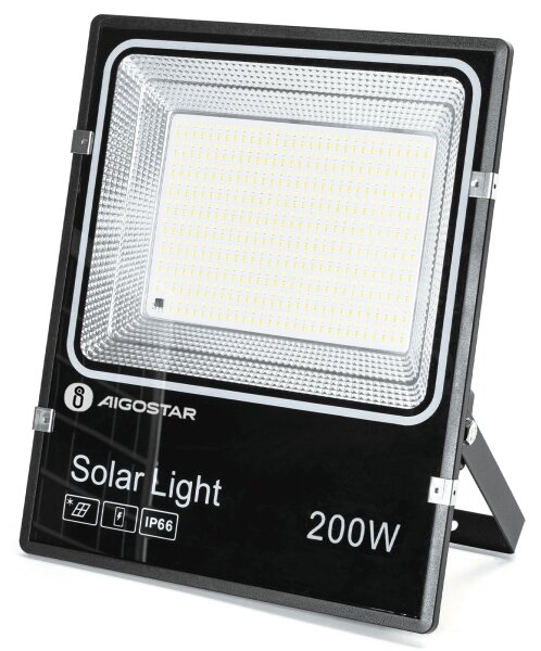 Aigostar-LED Solárny reflektor LED/200W/3,2V 3600mAh 3000K/4000K/6500K IP66 + DO