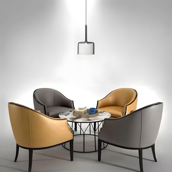 Toolight Toolight, stropné svietidlo 1xG4, APP1701-1CP GREY A, šedé sklo, OSW-04309