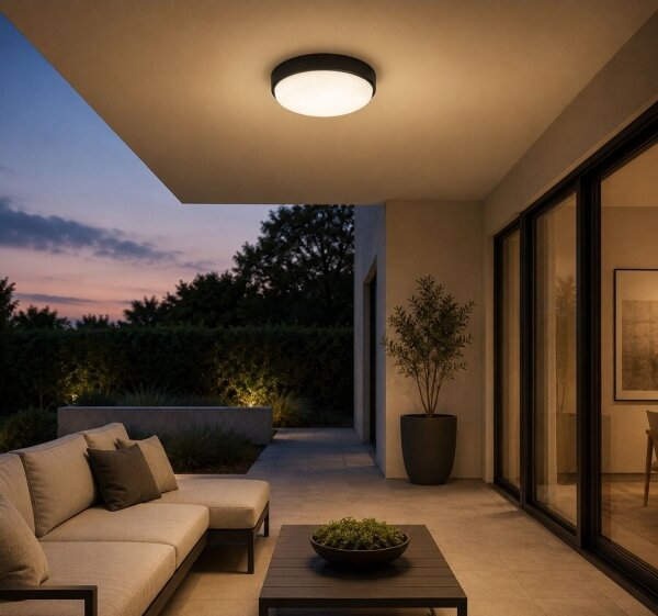 Rabalux 77223 - LED Vonkajšie stropné svietidlo HORT2 LED/14W/230V IP54 čierne