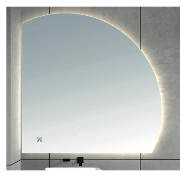 BRILAGI - LED Kúpeľňové zrkadlo QUARTIERE LED/31W/230V 95x90 cm IP44 stmievateľné + CCT