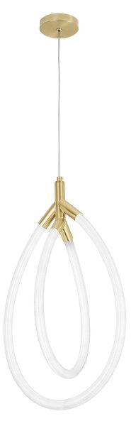 Toolight Toolight, LED závesné osvetlenie, 43W, G017-CP, zlatá-biela, OSW-06365