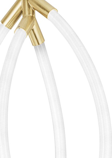 Toolight Toolight, LED závesné osvetlenie, 43W, G017-CP, zlatá-biela, OSW-06365