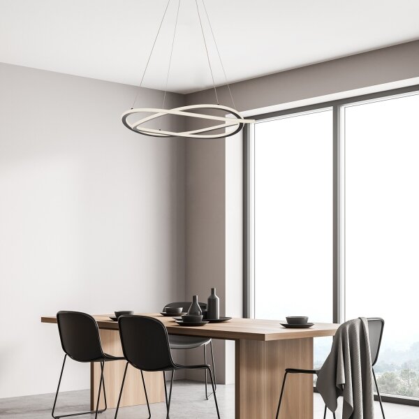 Rabalux 72341 - LED stmievateľný luster na lanku MALIRA 75W/230V 3000-6500K+diaľkový ovládač
