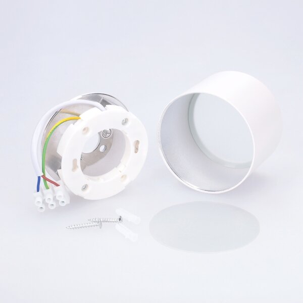 BRILAGI - Kúpeľňové bodové svietidlo SMOOTH 1xGX53/15W/230V 60x82 mm biela IP54