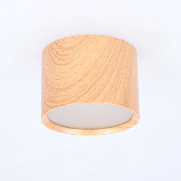 BRILAGI - Kúpeľňové bodové svietidlo SMOOTH 1xGX53/15W/230V 60x82 mm dubový dekor IP54