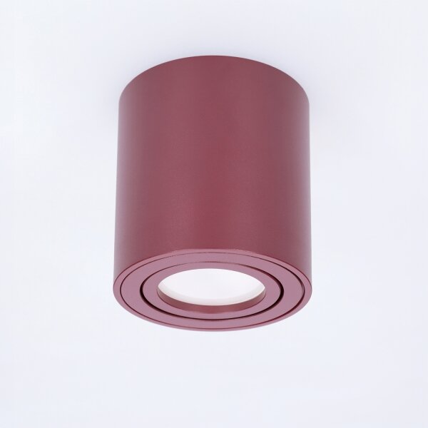BRILAGI - Bodové svietidlo MIA 1xGU10/30W/230V 84x80 mm bordové