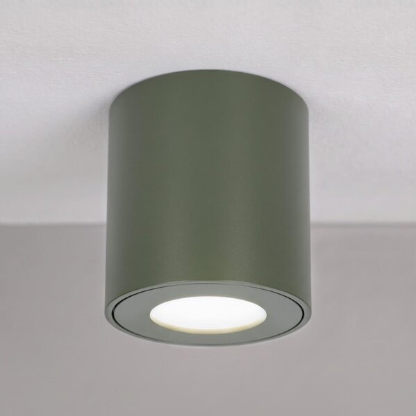BRILAGI - Kúpeľňové bodové svietidlo MIA 1xGU10/30W/230V 60x82 mm 84x80 mm tmavá zelená IP54