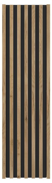 STREDNE VYSOKÁ SKRINKA, čierna, farba duba, zlatá, 35/125/36 cm MID.YOU - Kúpeľňové skrinky, Online Only