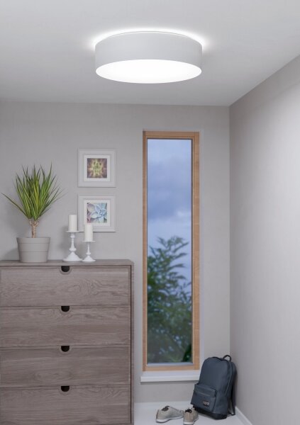 Eglo 31766 - LED RGBW stmievateľné stropné svietidlo ROMAO-Z LED/35W/230V priemer 57 cm biela