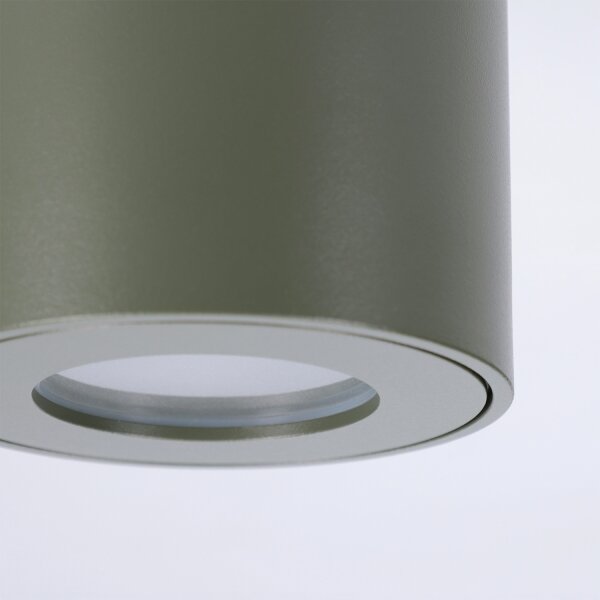 BRILAGI - Kúpeľňové bodové svietidlo MIA 1xGU10/30W/230V 60x82 mm 84x80 mm tmavá zelená IP54