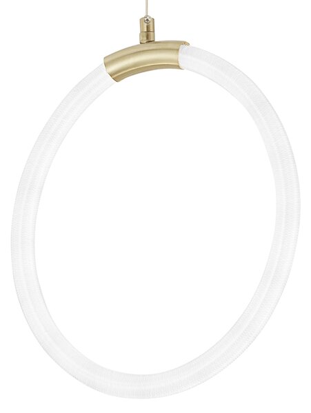 Toolight Toolight, LED závesné osvetlenie 25cm, 22W, 4000K, 2000lm, G020-CP, zlatá-biela, OSW-06371