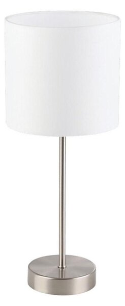 Eglo 55809 - LED stolná lampa 1xE14/5,5W/230V biela/matný chróm
