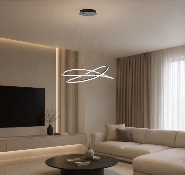Rabalux 72341 - LED stmievateľný luster na lanku MALIRA 75W/230V 3000-6500K+diaľkový ovládač