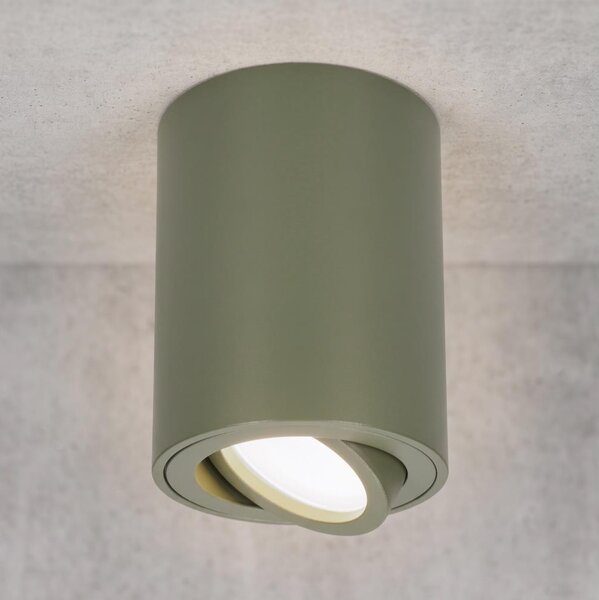BRILAGI - Bodové svietidlo MIA 1xGU10/30W/230V 100x80 mm tmavozelená