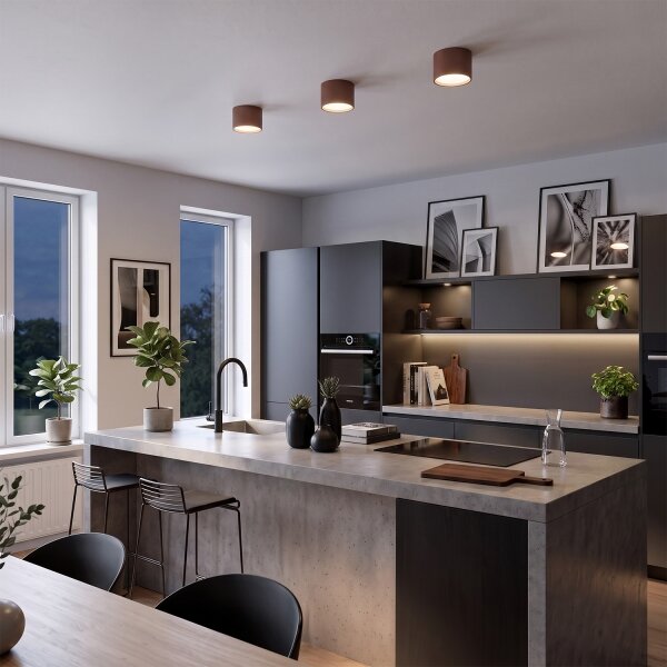BRILAGI - Bodové svietidlo SMOOTH 1xGX53/15W/230V 60x82 mm hnedé