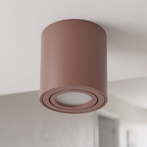 BRILAGI - Bodové svietidlo MIA 1xGU10/30W/230V 84x80 mm hnedá