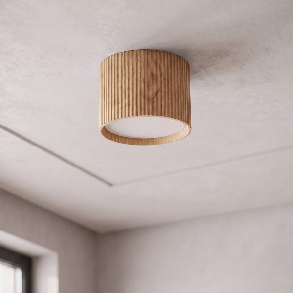 BRILAGI - Bodové svietidlo STRIPY 1xGX53/15W/230V 60x82 mm dubový dekor