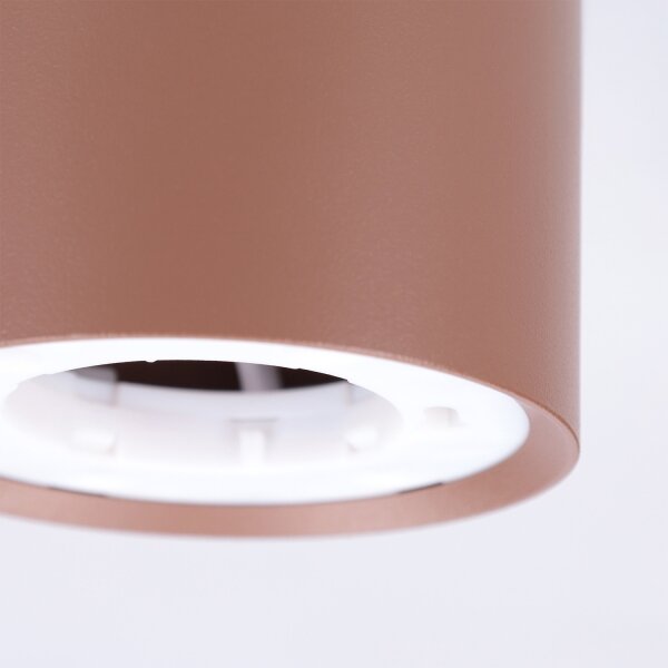 BRILAGI - Bodové svietidlo SMOOTH 1xGX53/15W/230V 60x82 mm hnedé