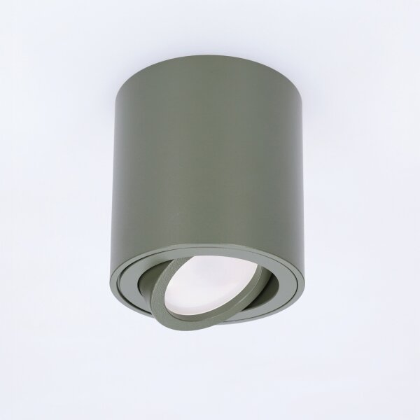 BRILAGI - Bodové svietidlo MIA 1xGU10/30W/230V 84x80 mm tmavozelené