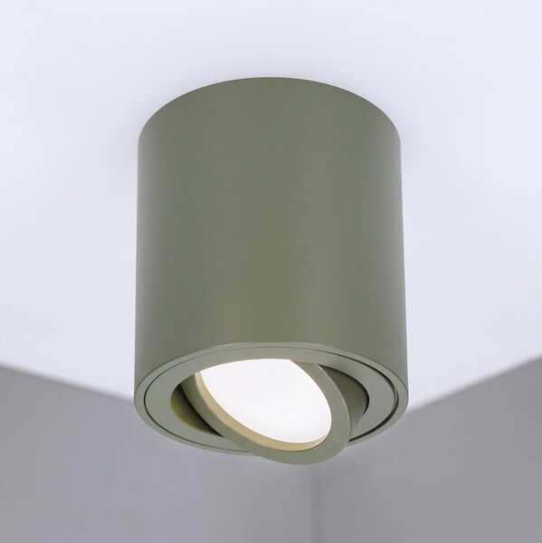 BRILAGI - Bodové svietidlo MIA 1xGU10/30W/230V 84x80 mm tmavozelené