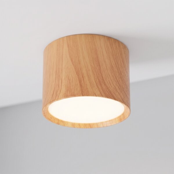 BRILAGI - Bodové svietidlo SMOOTH 1xGX53/15W/230V 60x82 mm dubový dekor