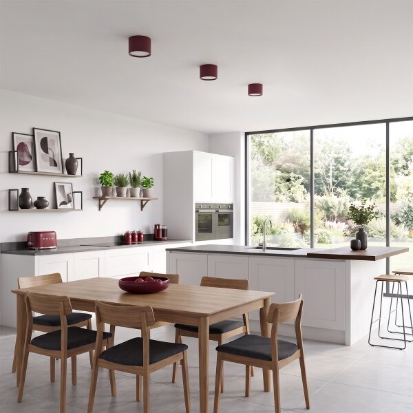 BRILAGI - Bodové svietidlo SMOOTH 1xGX53/15W/230V 60x82 mm bordová