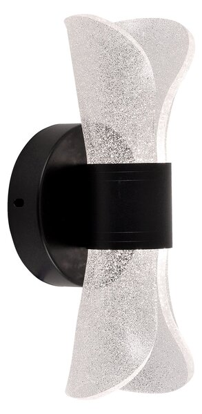 Toolight Toolight, LED nástenné svietidlo 10 x 22,5 cm, 5W, G029-W, čierna, OSW-00690