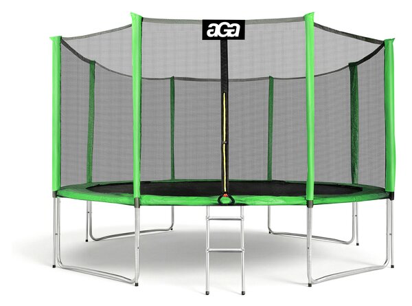 Aga SPORT PRO 366 cm Light Green + ochranná sieť + schodíky