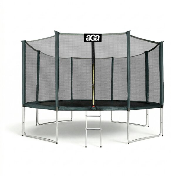 Aga SPORT PRO 366 cm Dark Green + ochranná sieť + schodíky