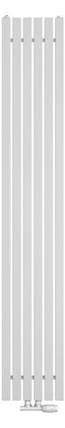 Regnis LUXAR, vykurovacie teleso 290x1000mm so stredovým pripojením 50mm, 438W, biela matná (RAL 9003), LUXAR100/29/D50/WHITE