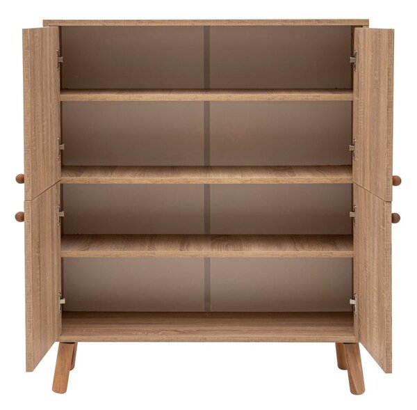 Skrinka v dekore duba v prírodnej farbe 95x111 cm Multilux – Kalune Design