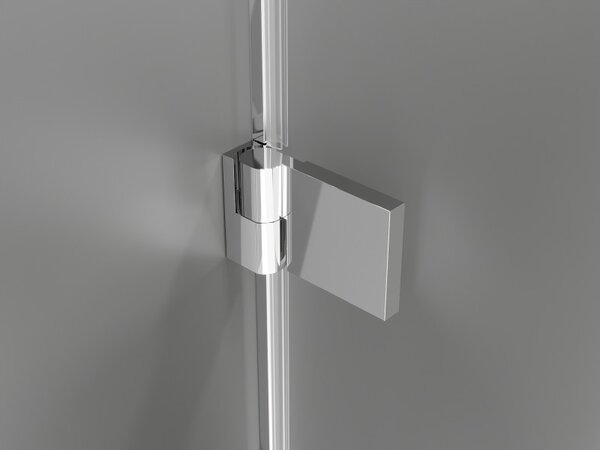 Mexen, Mexen Lunar-B Otočné ľavé sprchové dvere 60 cm, transparentné, chróm - 832-060-000-01-00-L