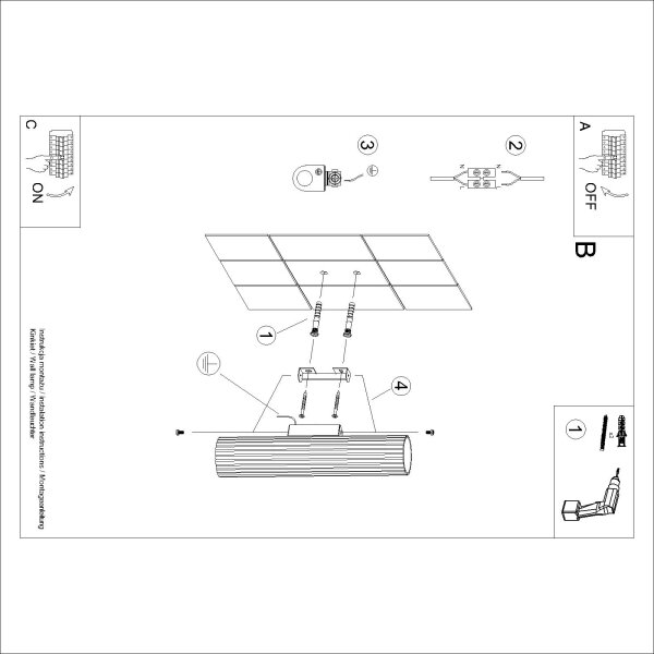 Brilagi - LED nástenné svietidlo CRESTO 2xGU10/10W/230V 30 cm krémová