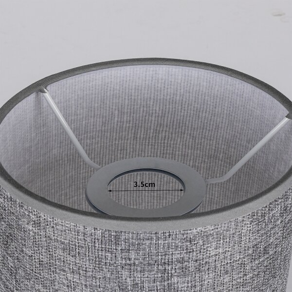 Brilagi - Tienidlo pre stolnú lampu TABLON E27, priemer 14 cm, sivé