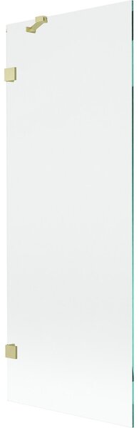 Mexen, Mexen Lunar 1-krídlová vaňová zástena 70 x 150 cm, transparentná, brúsené zlato - 897-070-000-55-00