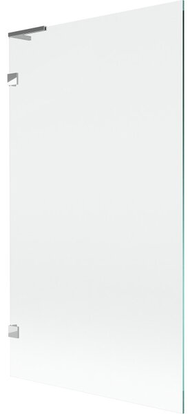Mexen, Mexen Lunar L 1-krídlová vaňová zástena 100 x 150 cm, transparentná, chróm - 897L-100-000-01-00
