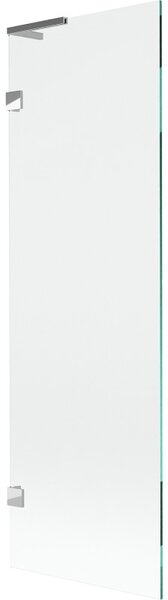 Mexen, Mexen Lunar L 1-krídlová vaňová zástena 60 x 150 cm, transparentná, chróm - 897L-060-000-01-00