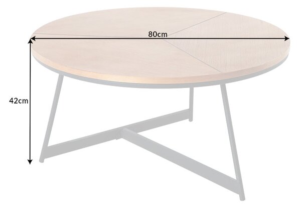 Konferenčný stolík OAK ELEGANCE 80cm dubové drevo