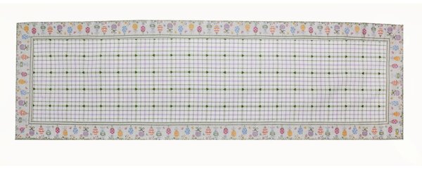 Veľkonočný behúň na stôl Vajíčka 45x150 cm Farba Viacfarebná Rozmery 45x150 cm