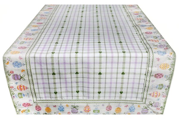 Veľkonočný behúň na stôl Vajíčka 45x150 cm Farba Viacfarebná Rozmery 45x150 cm