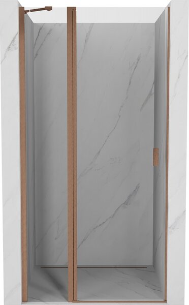 Mexen MIST, 1-krídlové sprchové dvere (1d+1s) 70x200 cm, 6mm číre sklo, medený profil, 8A4-070-000-65-00